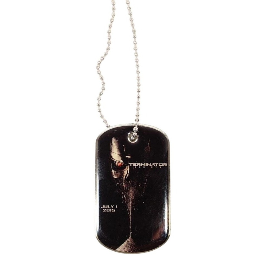 Terminator Genisys Promo‎ Dog Tag Necklace July 1 2015 Movie Tie-In